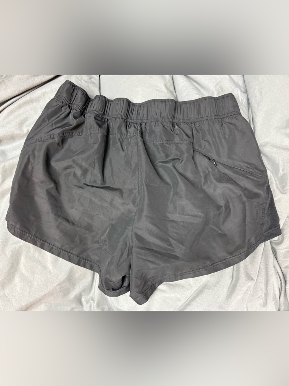 Athletic Works Black Athletic Shorts with Logo - Picture 4 of 9